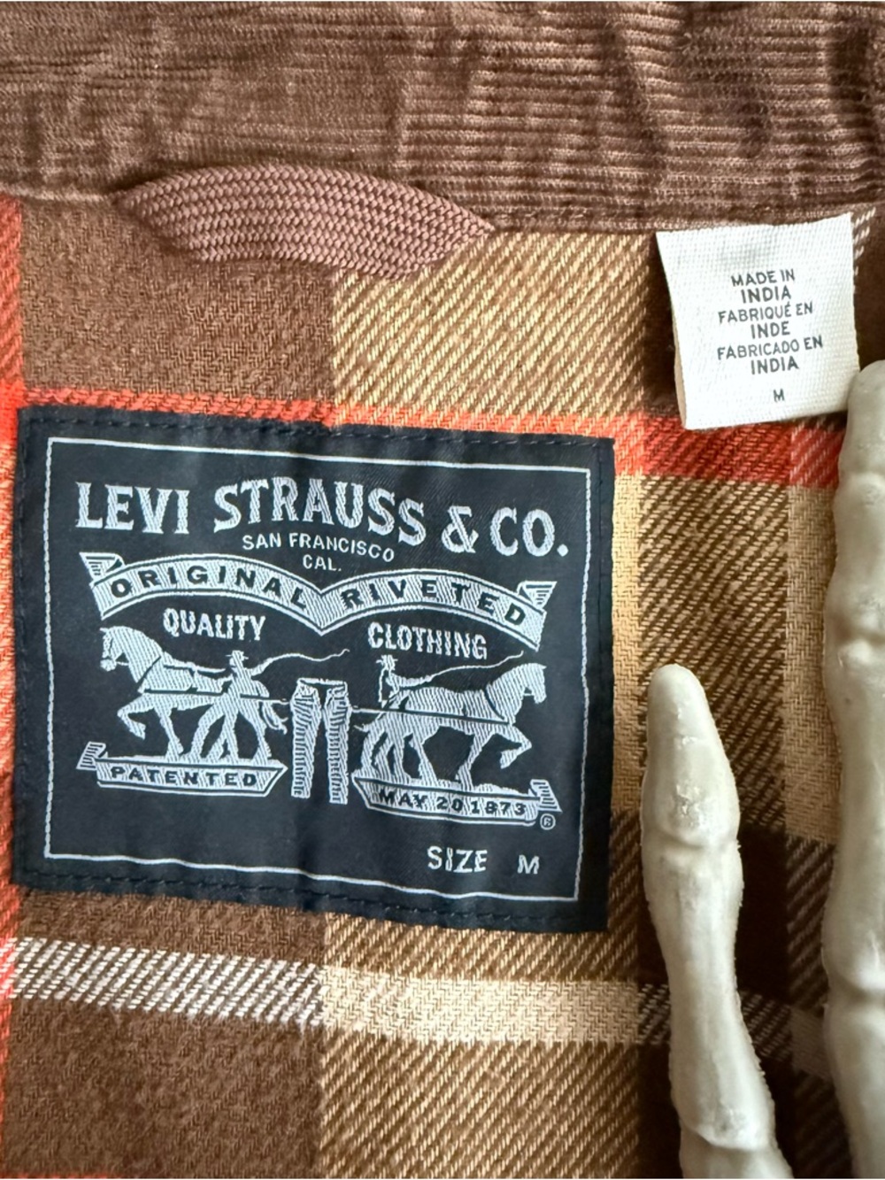 Levis Black Utility Fishing Jacket  ~ Size Medium - Picture 6 of 9